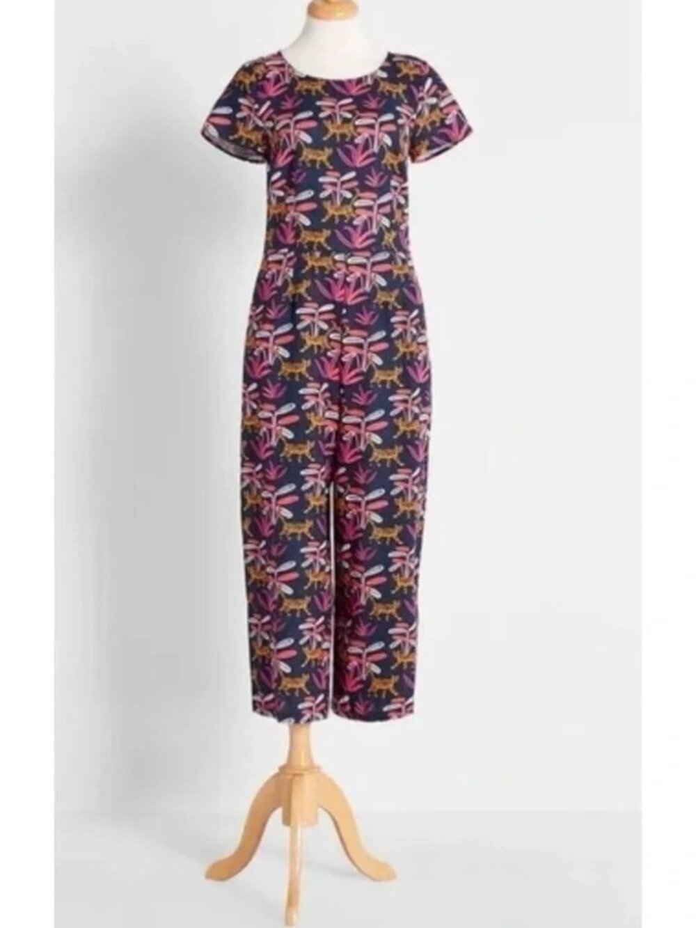Modcloth "Bold Nation" Jumpsuit in Tigers